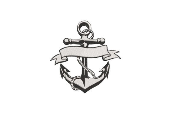 Anchor with Rope Monogram Review for Boutique Apparel