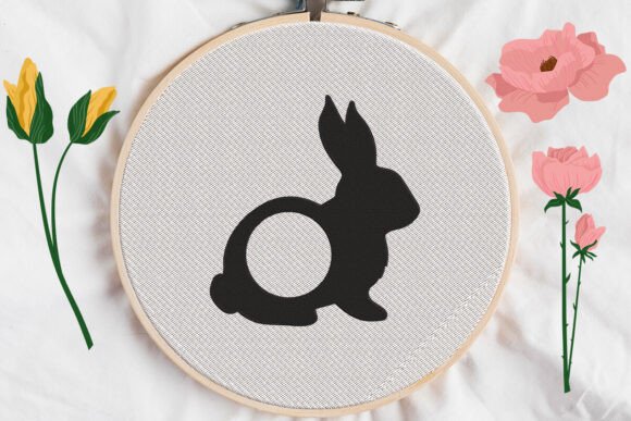 Bunny Silhouette Monogram Frame Review