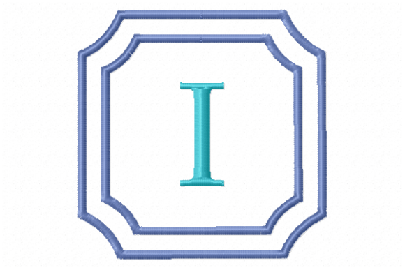 Double Framed Monogram Letter I Review