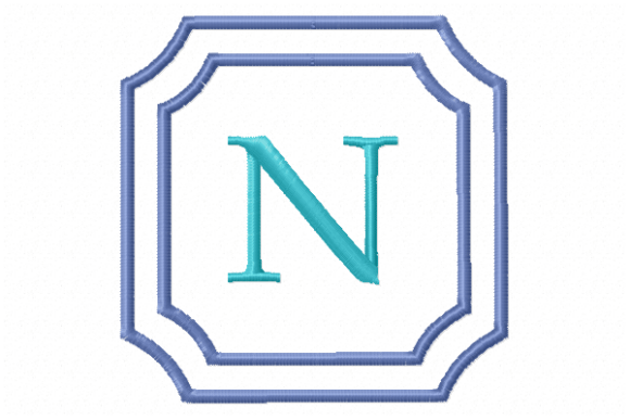 Double Framed Monogram Letter N: A Designer's Real-World Review