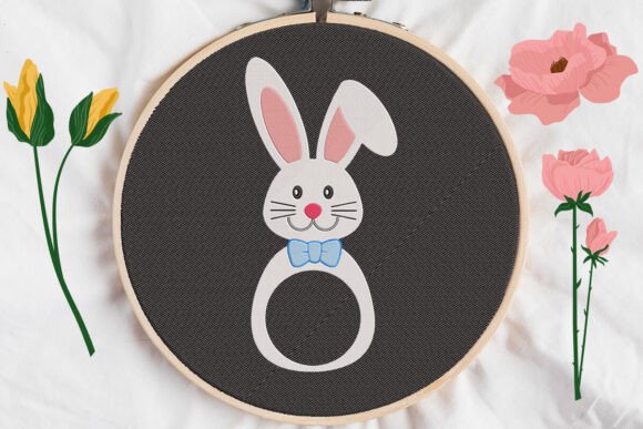 Easter Bunny Monogram Review for Handmade Gifts