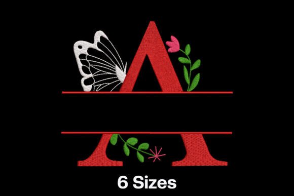 Floral Split Letter a Review