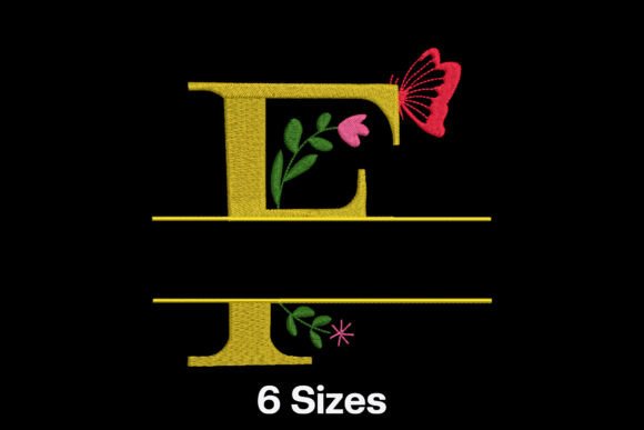 Floral Split Letter F Review for Craft Fairs