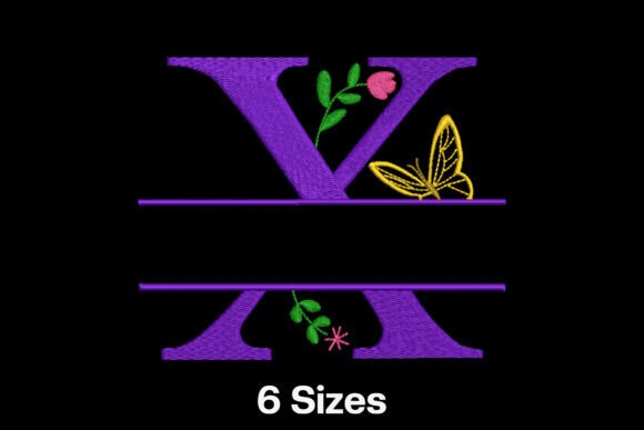 Floral Split Letter X Review for Boutique Apparel