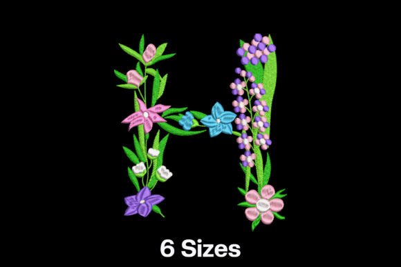 Flower Letter H Review for Small Business Merch