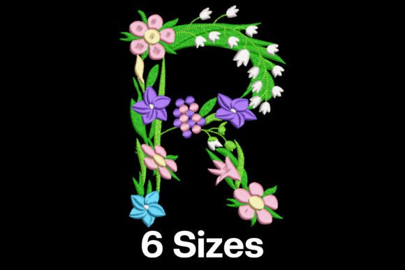 Flower Letter R Review for Real Projects