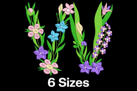 Flower Letter W: A Designer's Review for Craft Fair Success