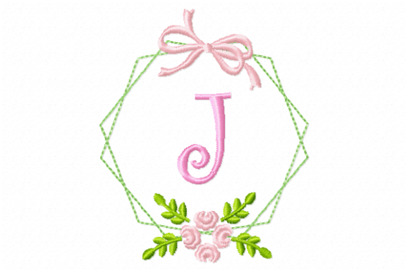 Frame Flower Monogram Letter J Review