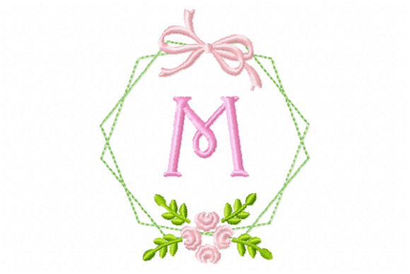 Frame Flower Monogram Letter M Review