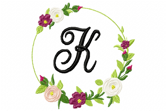 Frame Roses Monogram Letter K: A Designer's Review