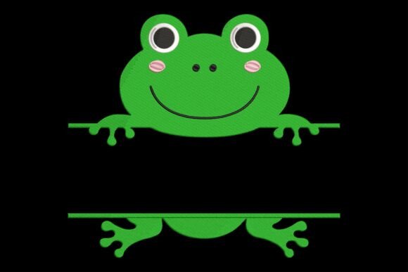Frog Monogram: A Designer's Take on Seasonal Embroidery