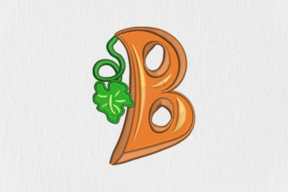 Letter B Autumn Monograms: A Designer's Review