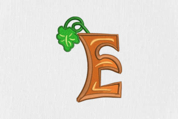 Letter E Autumn Monograms Review for Real Projects