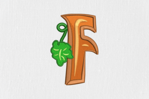 Letter F Autumn Monograms: A Designer's Review