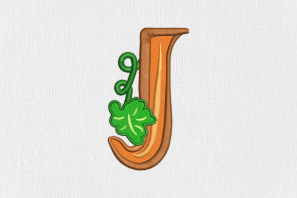 Letter J Autumn Monograms Review for Business Use