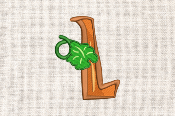 Letter L Autumn Monograms: A Designer's Review