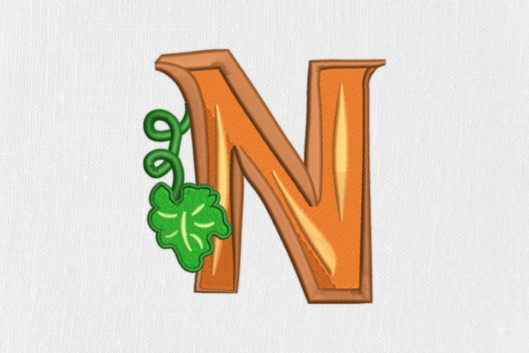 Letter N Autumn Monograms: A Designer's Review