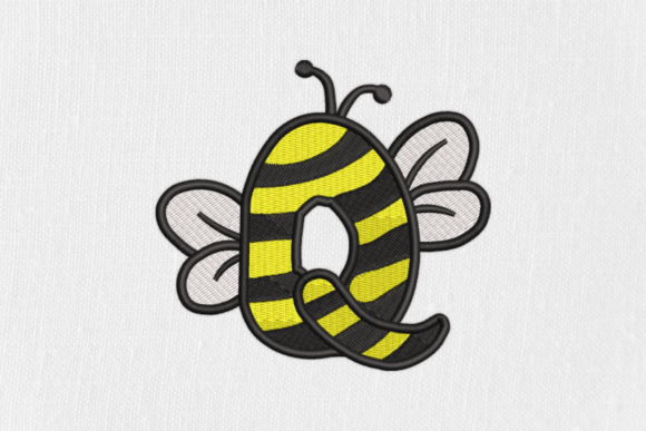 Letter Q Bee Monograms: A Designer's Review for Small Business Merch