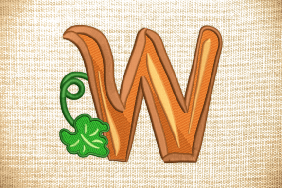 Letter W Autumn Monograms Review
