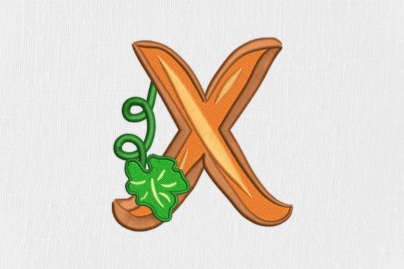 Letter X Autumn Monograms Review