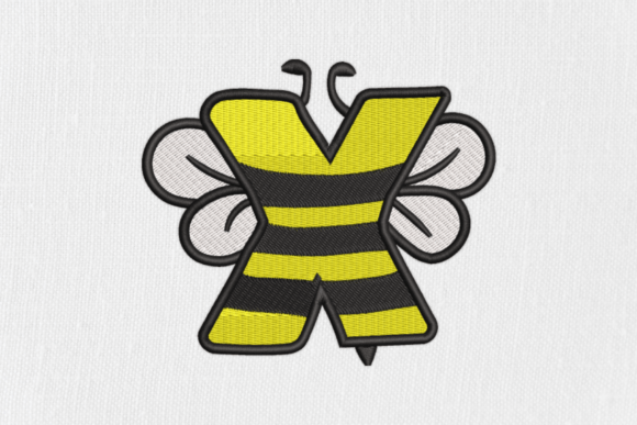 Letter X Bee Monograms: A Designer's Review for Personalized Gifts